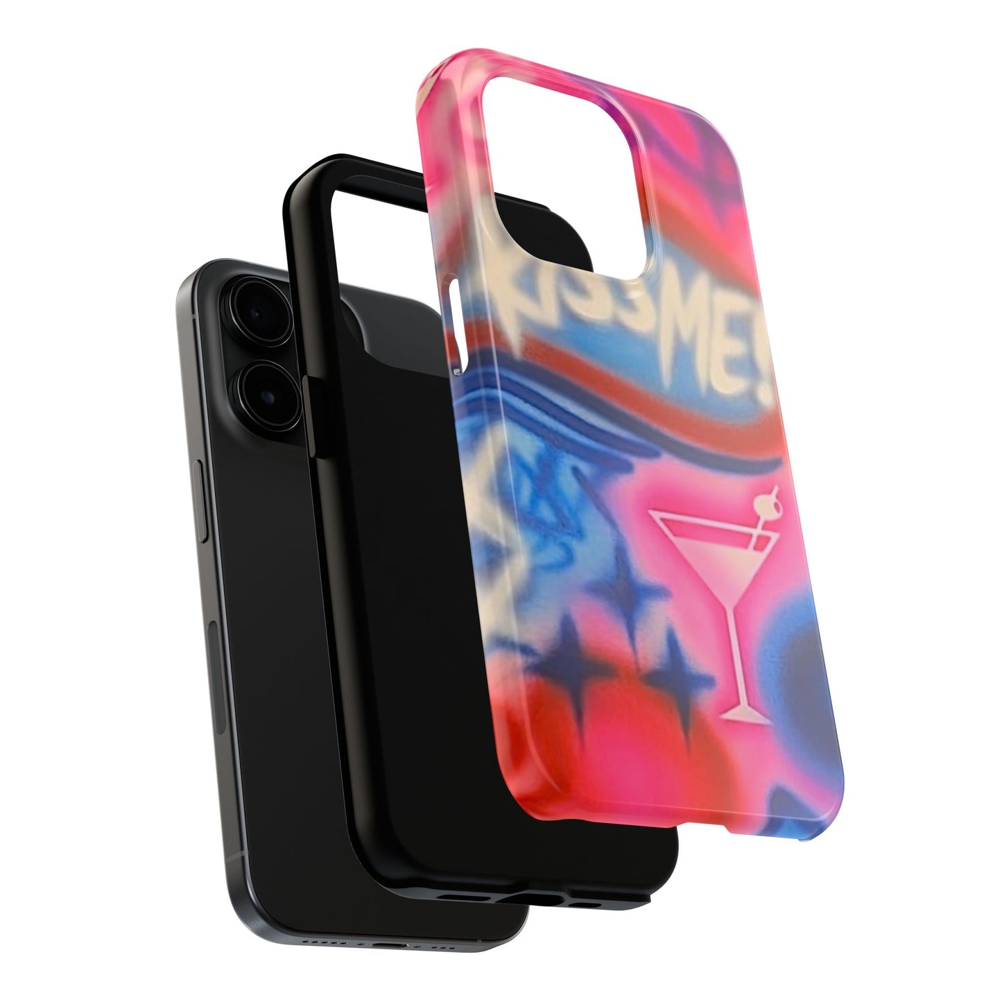 "kiss me pt. 2" airbrush iPhone case