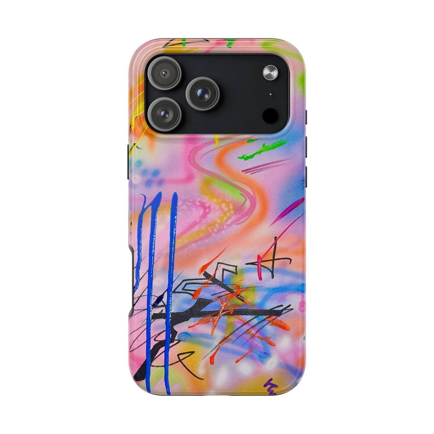 "neon haze" airbrush iPhone case