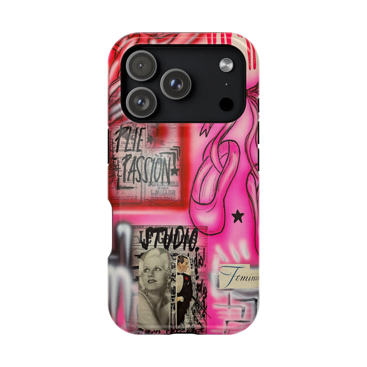 MagSafe "plié passion" airbrush iPhone case