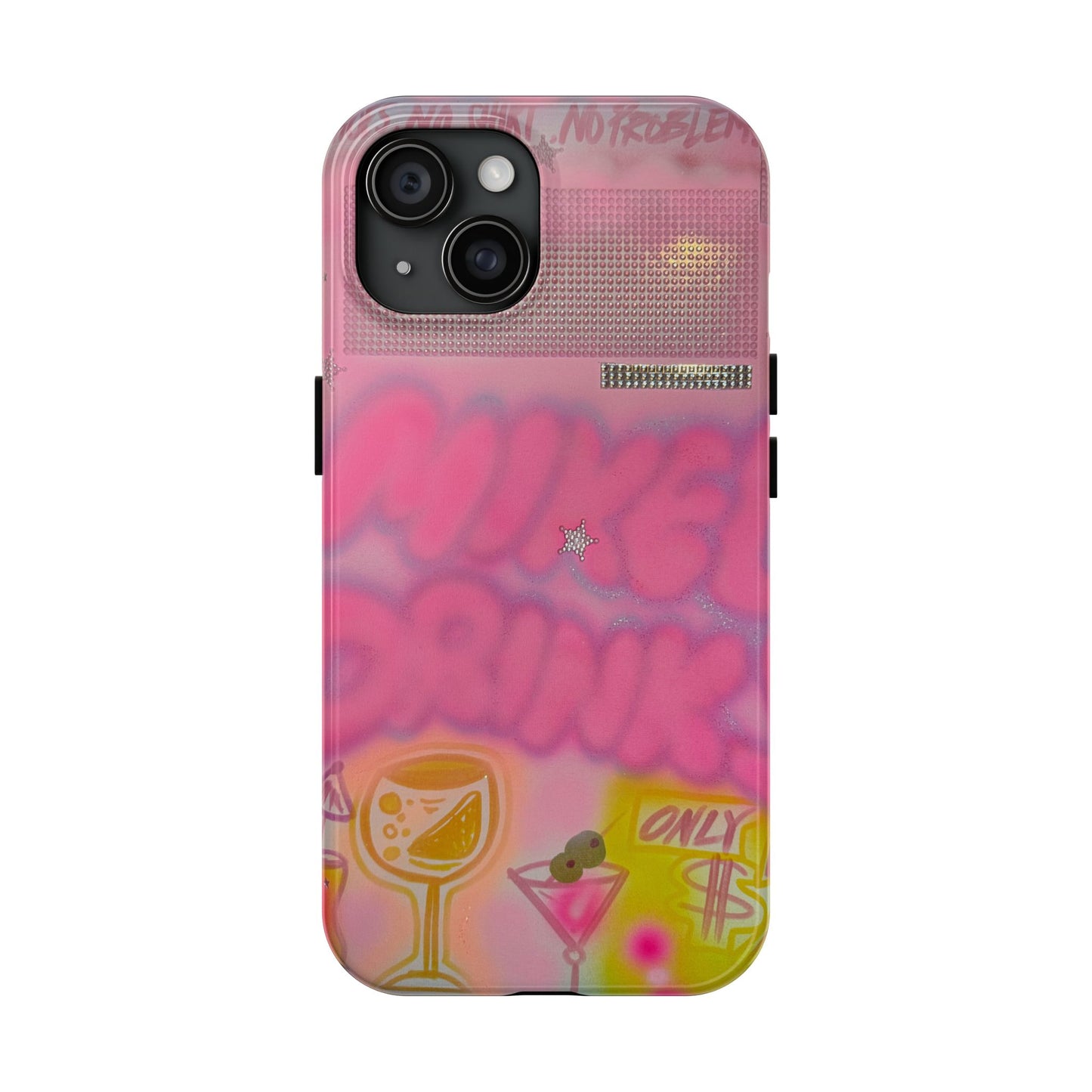 "mixed drinks" airbrush iPhone case