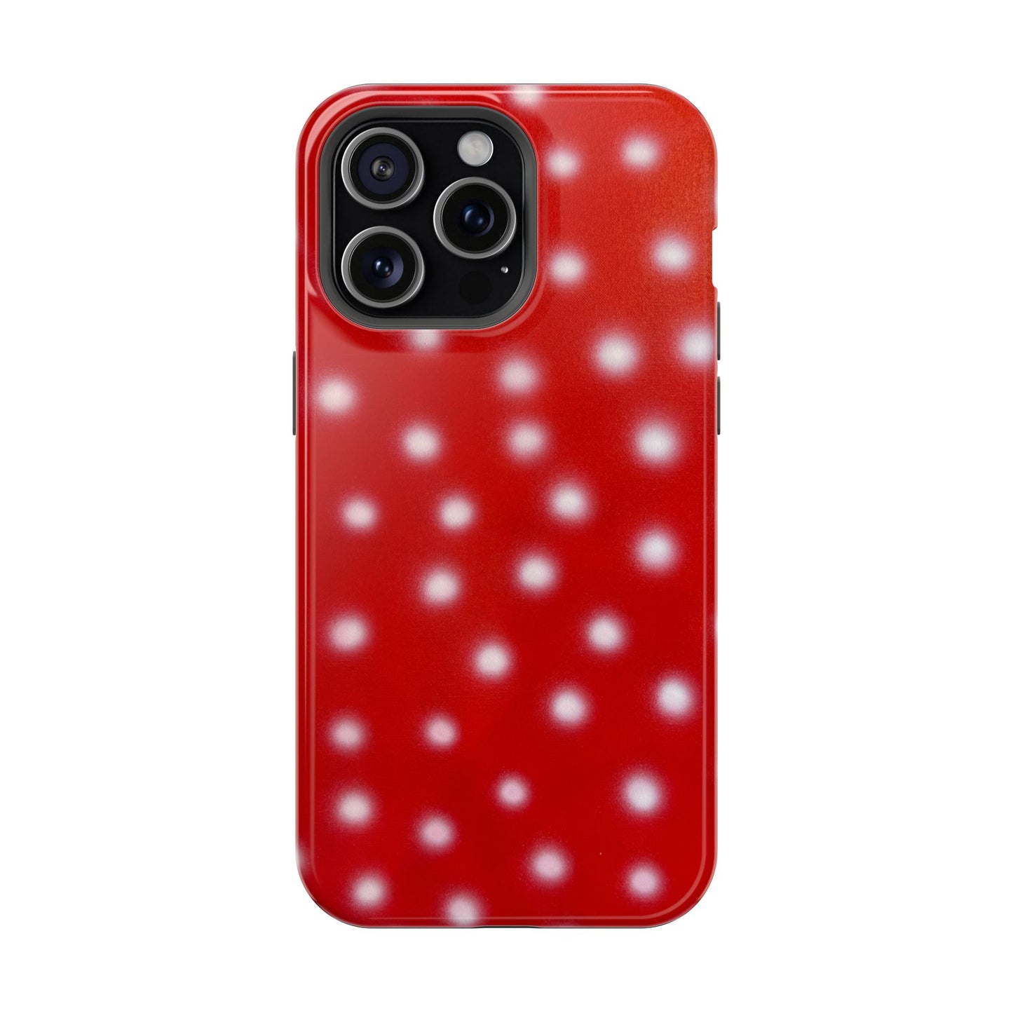 MagSafe "cherry crush polka dot" airbrush iPhone case