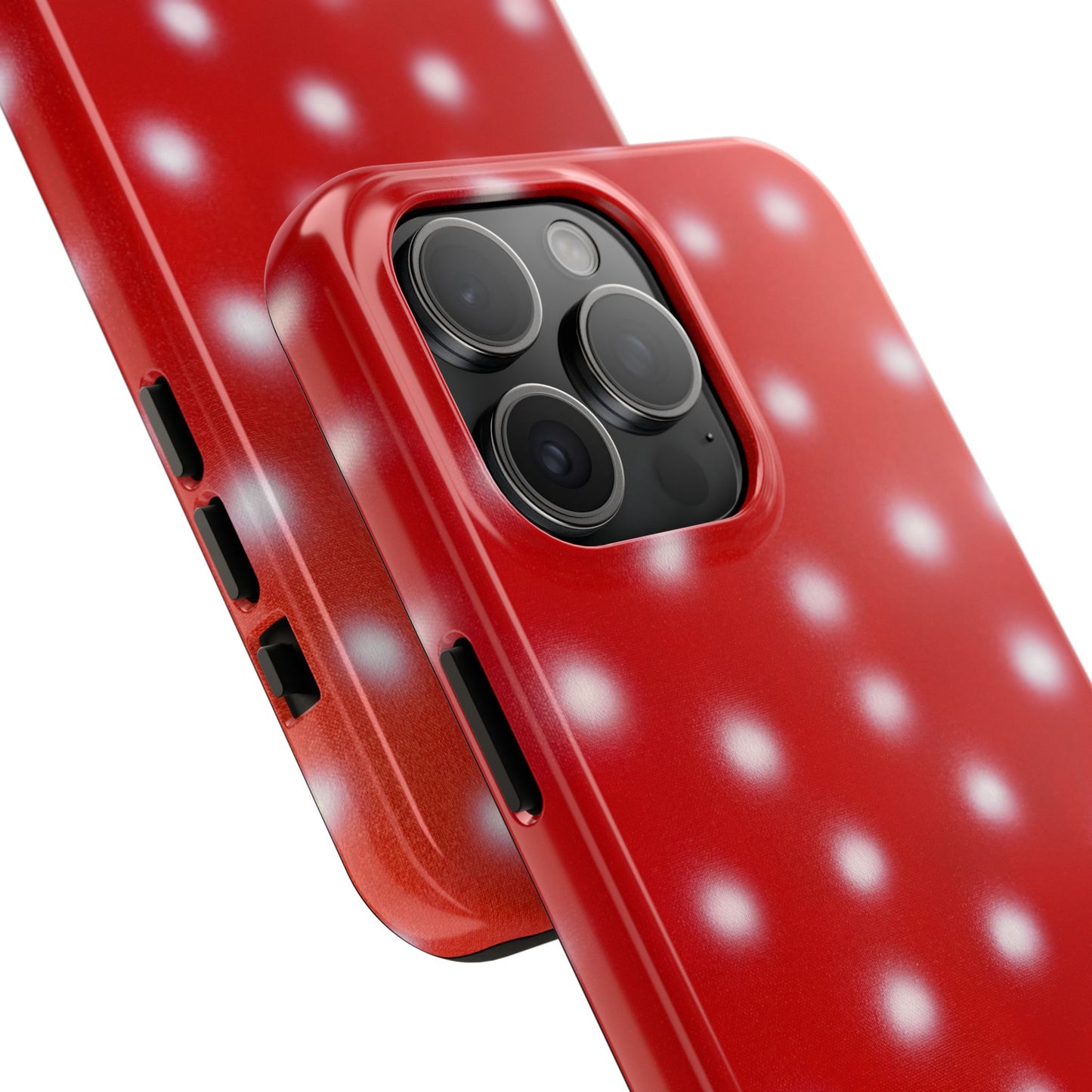 "cherry crush polka dot" airbrush iPhone case