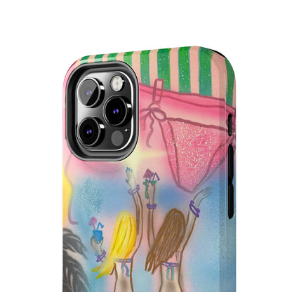 "kinis & tinis" airbrush iPhone case