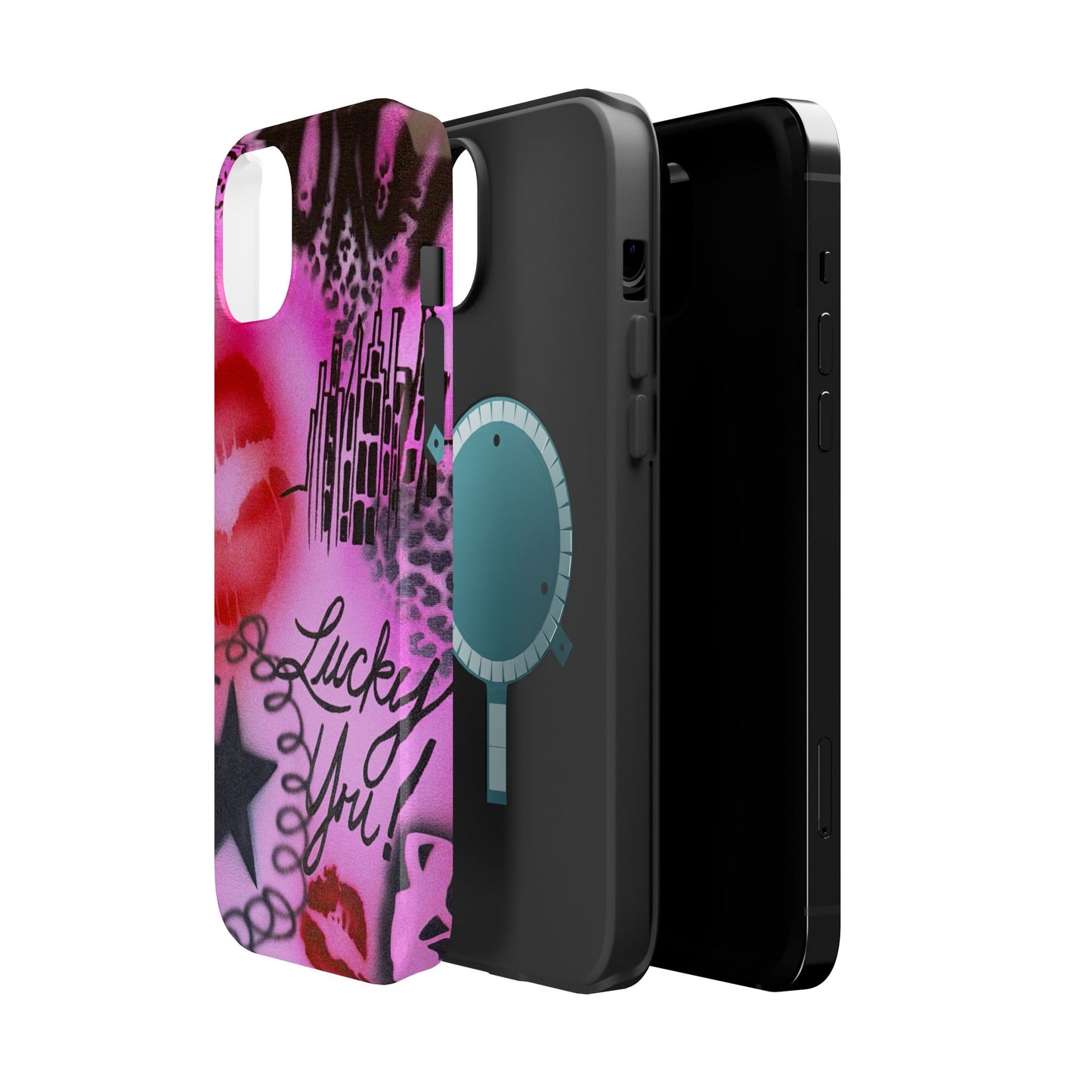 MagSafe "ulterior motive" airbrush iPhone case