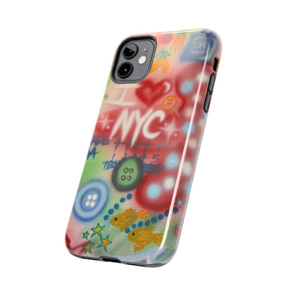 "i <3 NYC" airbrush iPhone case