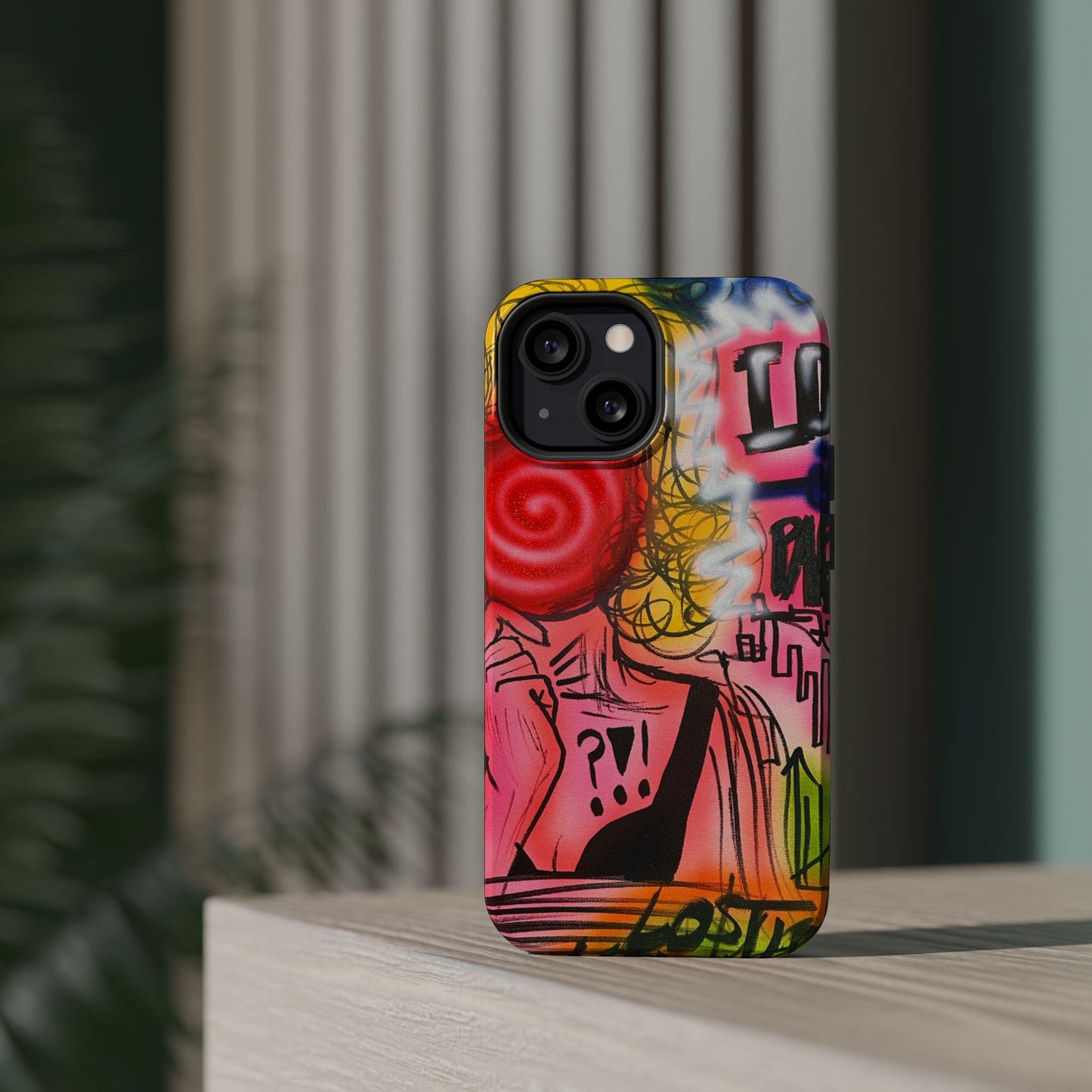 MagSafe „Lost in Paradise“ Airbrush-iPhone-Hülle