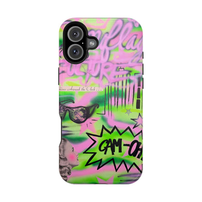 MagSafe "green camo" airbrush iPhone case