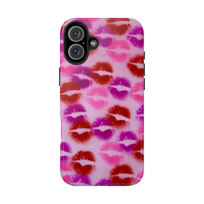 "mwah" airbrush iPhone case