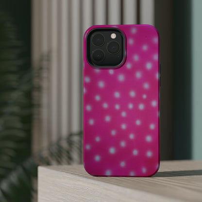 MagSafe "bubblegum polka dot" airbrush iPhone case