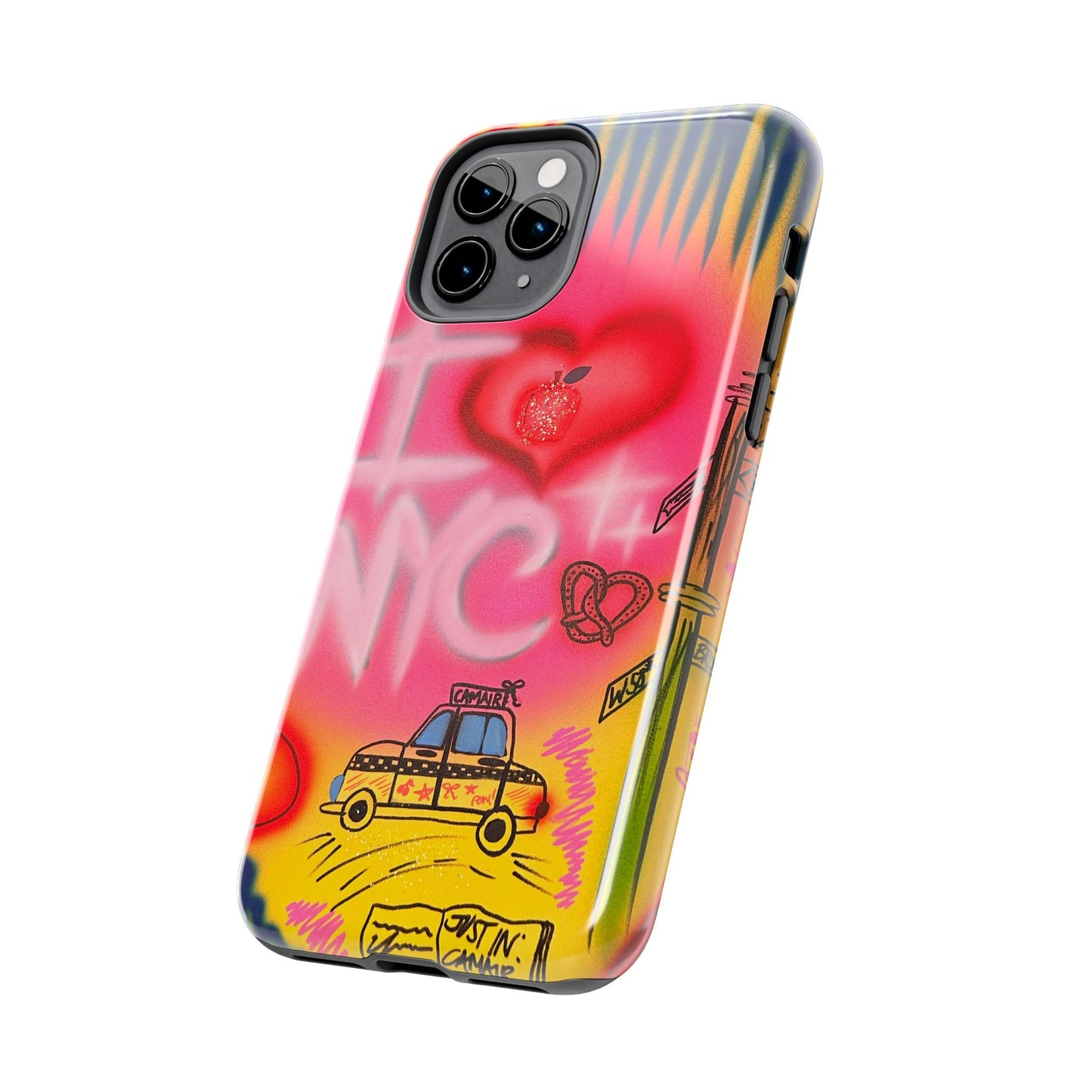 "in the city" airbrush iPhone case