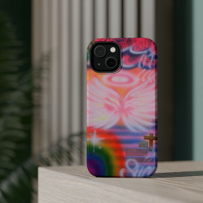 MagSafe "summer bliss" airbrush iPhone case