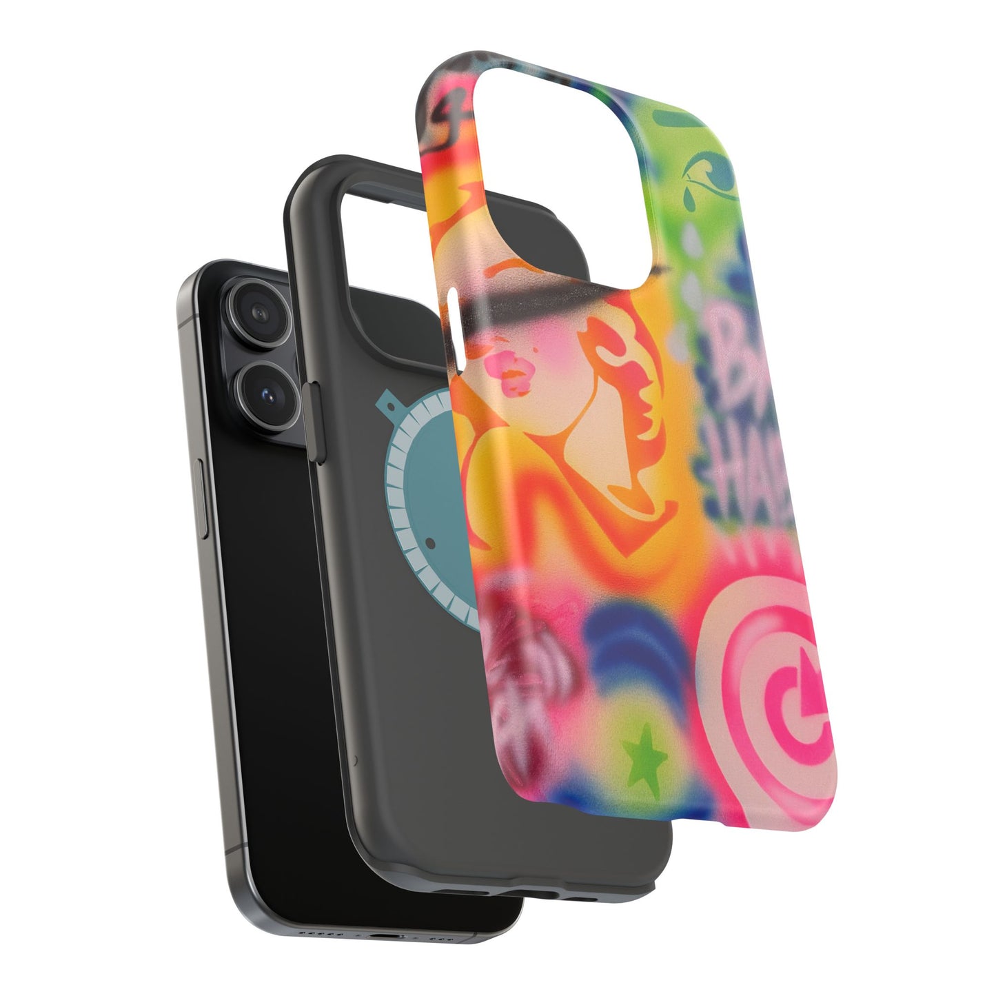 MagSafe „schlechte Angewohnheiten“ Airbrush iPhone Hülle