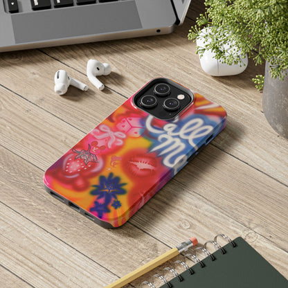 "CALL ME!" airbrush iPhone case