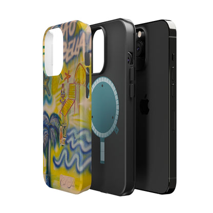 MagSafe "ciao bella" airbrush iPhone case