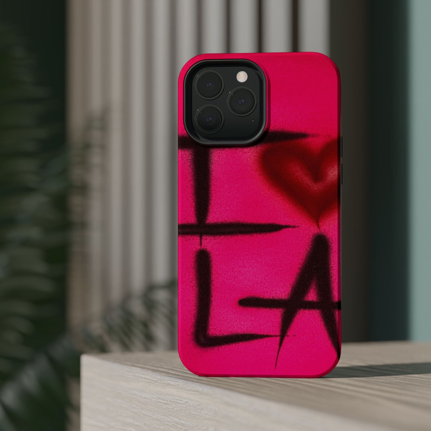 MagSafe „I ❤️ LA“ Airbrush iPhone-Hülle
