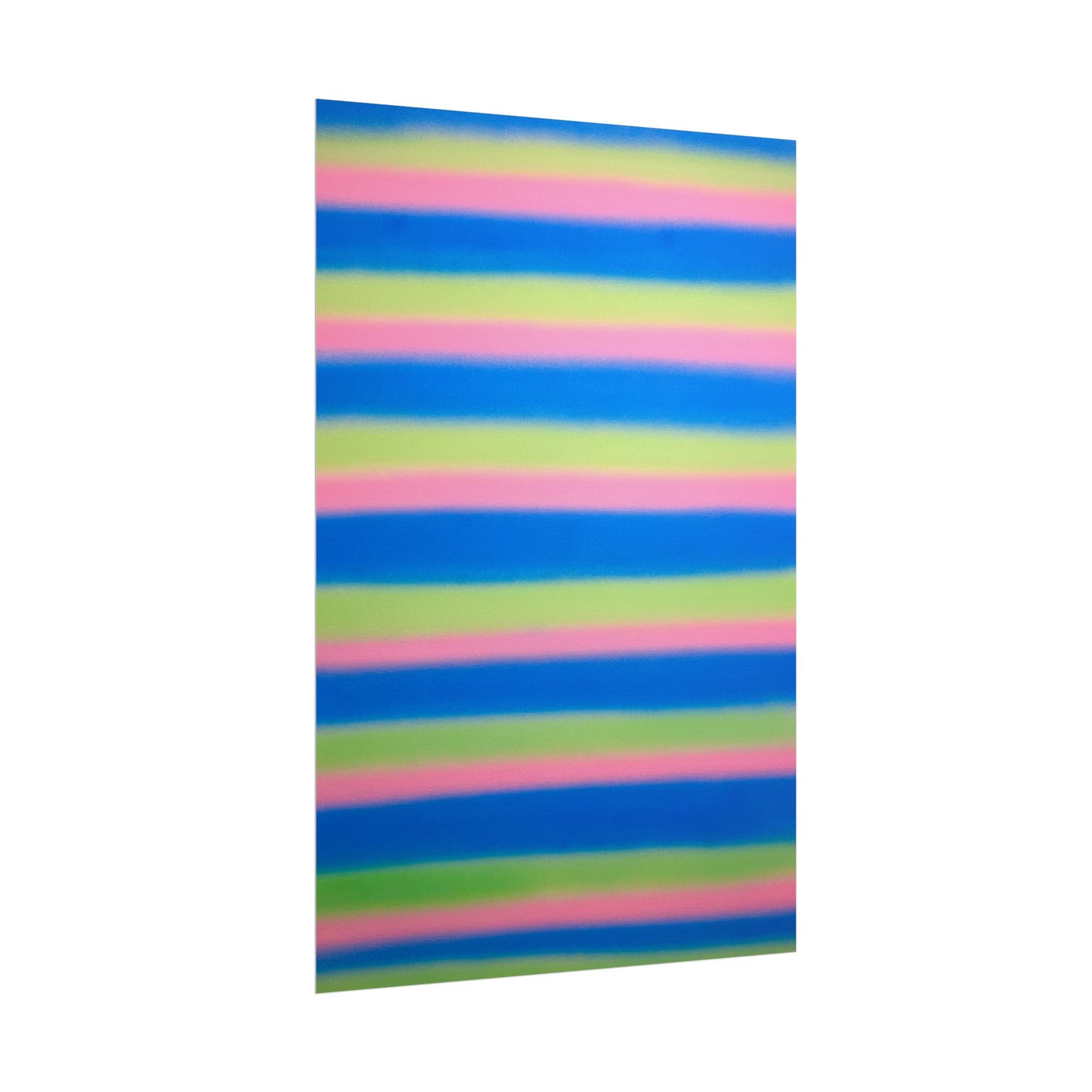 "sherbet stripes" airbrush rolled print