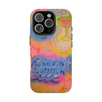 "forever summer" airbrush iPhone case