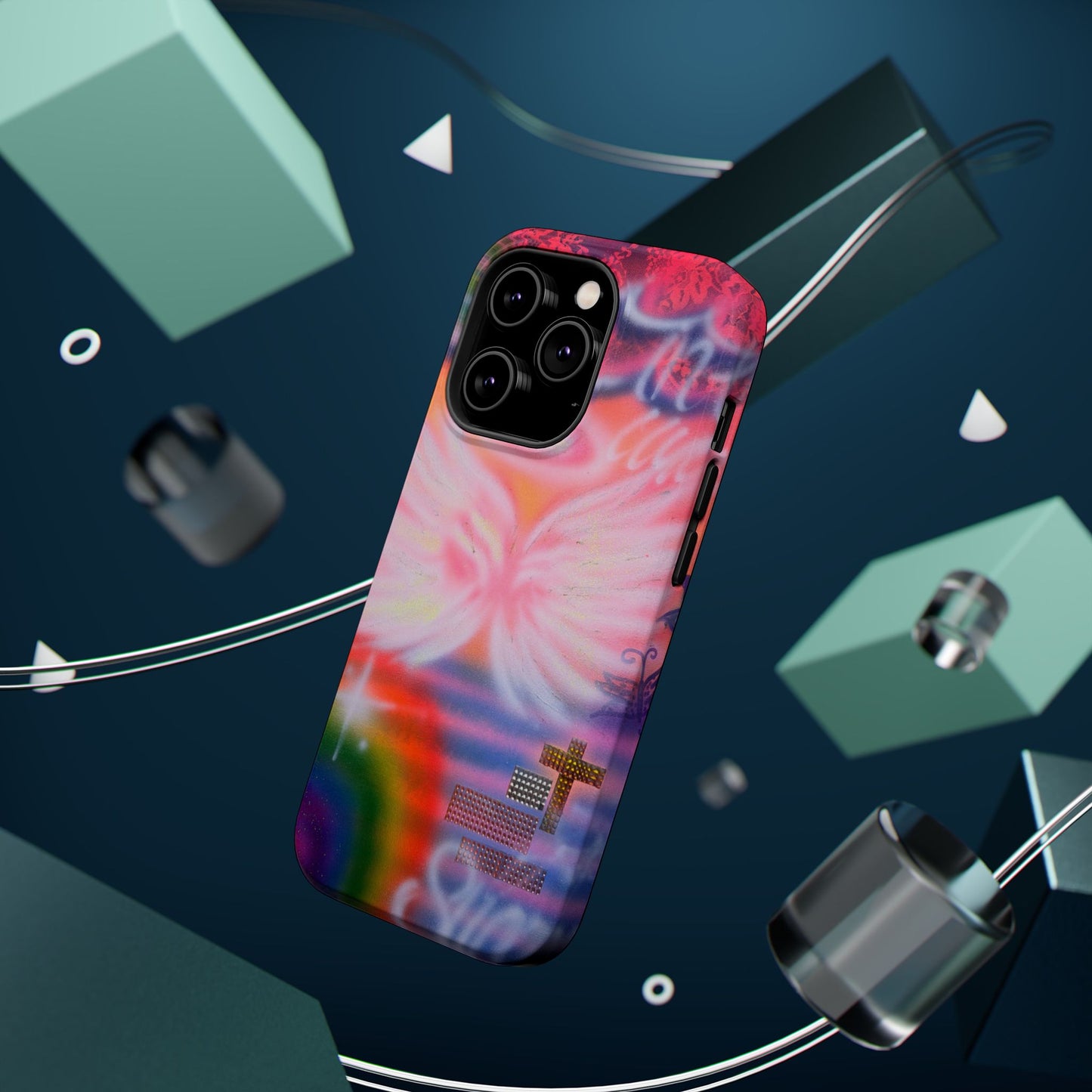 MagSafe "summer bliss" airbrush iPhone case