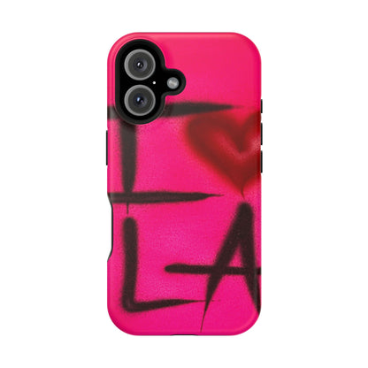 MagSafe „I ❤️ LA“ Airbrush iPhone-Hülle