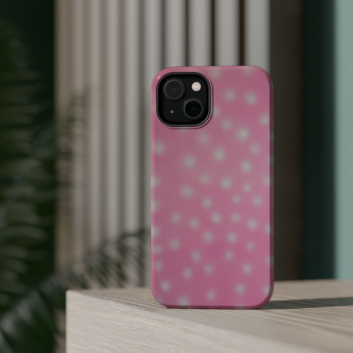 MagSafe "Erdbeerstrudel-Polkadots" Airbrush iPhone Hülle