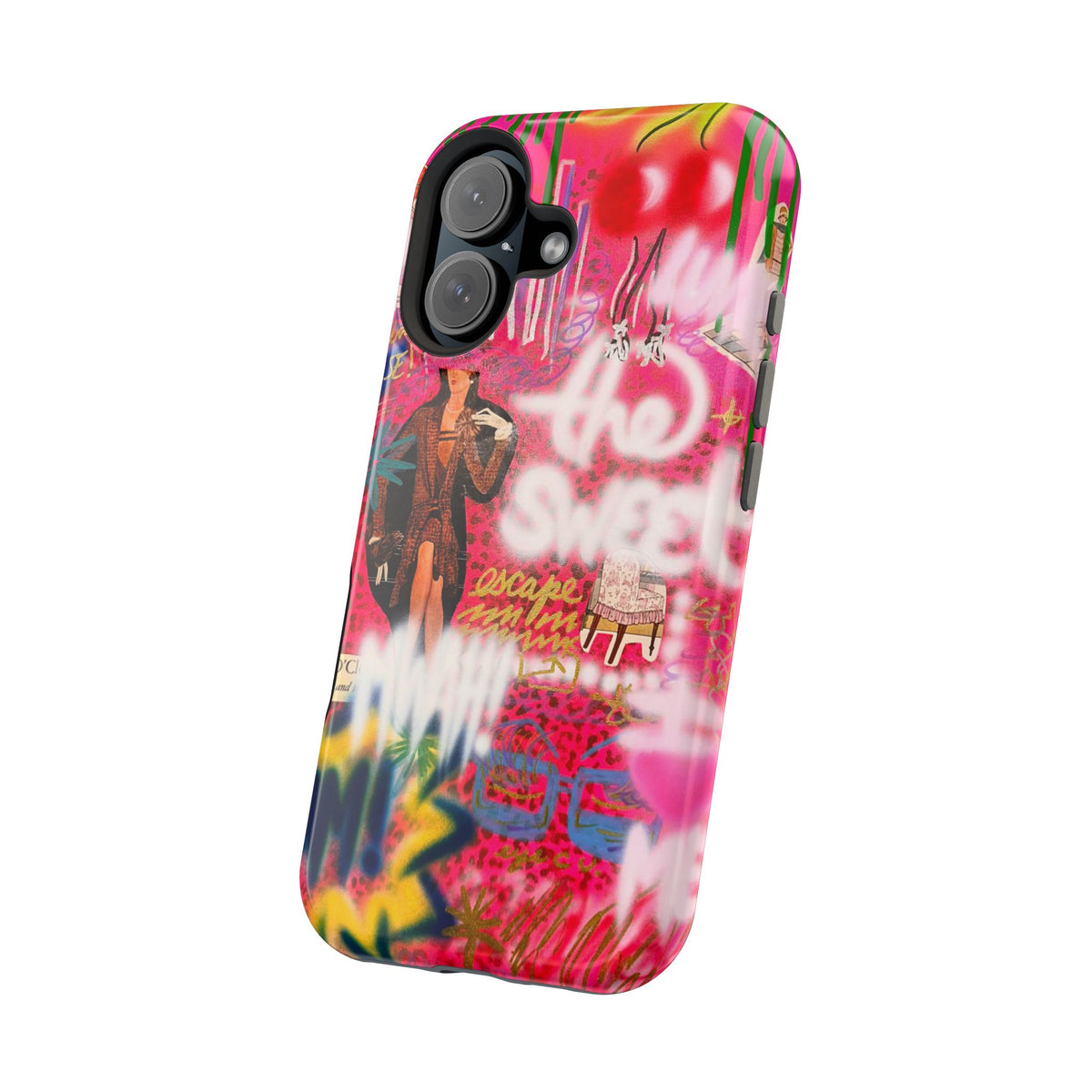 MagSafe "Sweet Escape" Airbrush iPhone Hülle