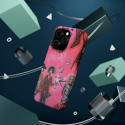 MagSafe "party diva" airbrush iPhone case