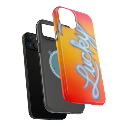MagSafe "lucky" airbrush iPhone case