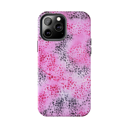 "pink cheetah pt. 2" airbrush iPhone case