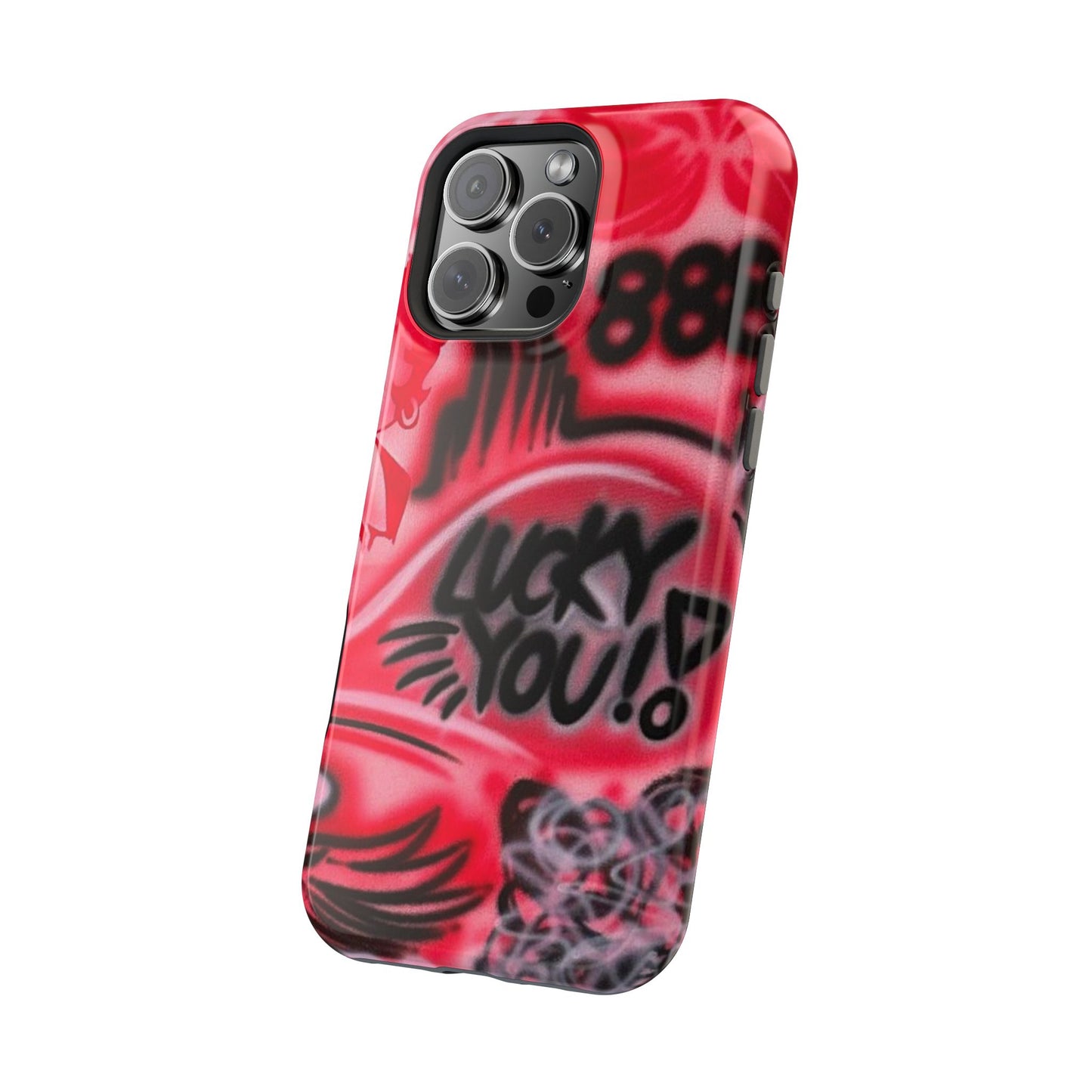 MagSafe „lucky you! pt. 2“ Airbrush iPhone Hülle