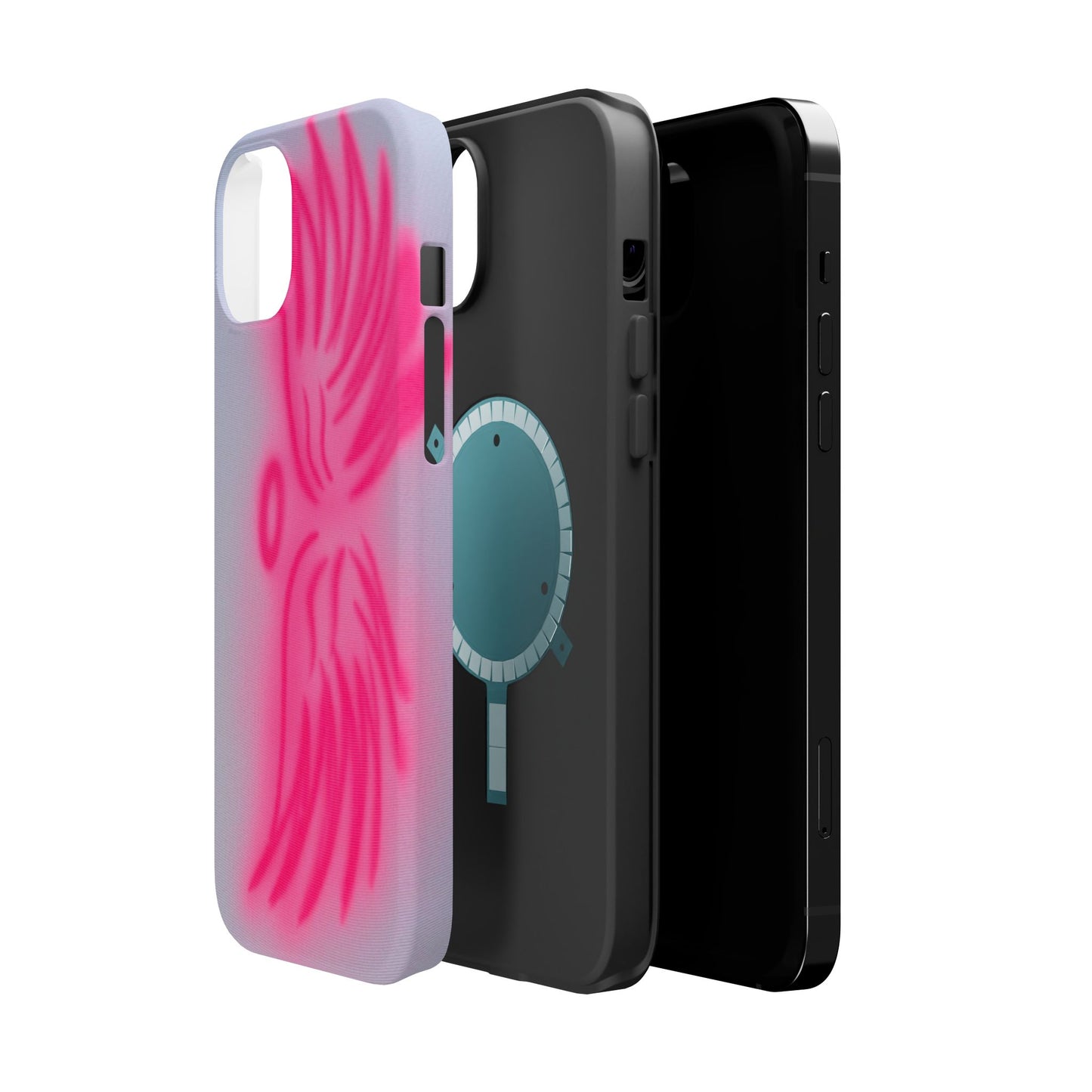 MagSafe "angel wings" airbrush iPhone case