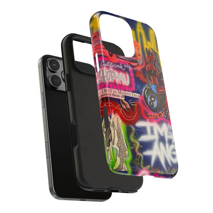 "im an angel" airbrush iPhone case