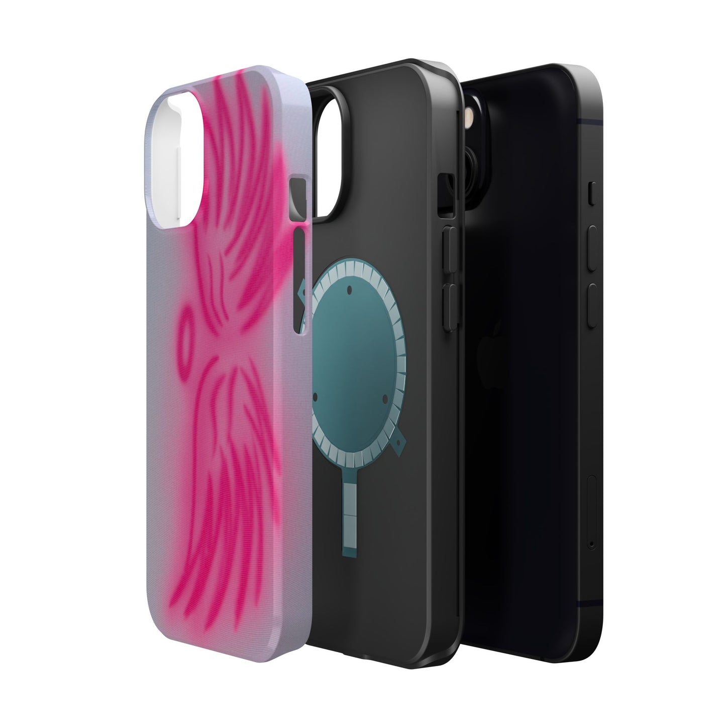 MagSafe "angel wings" airbrush iPhone case