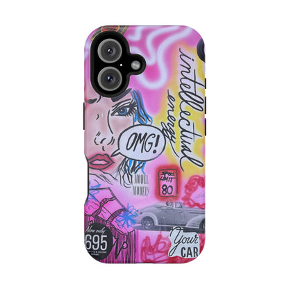MagSafe "intellektuelle Energie" Airbrush iPhone Hülle