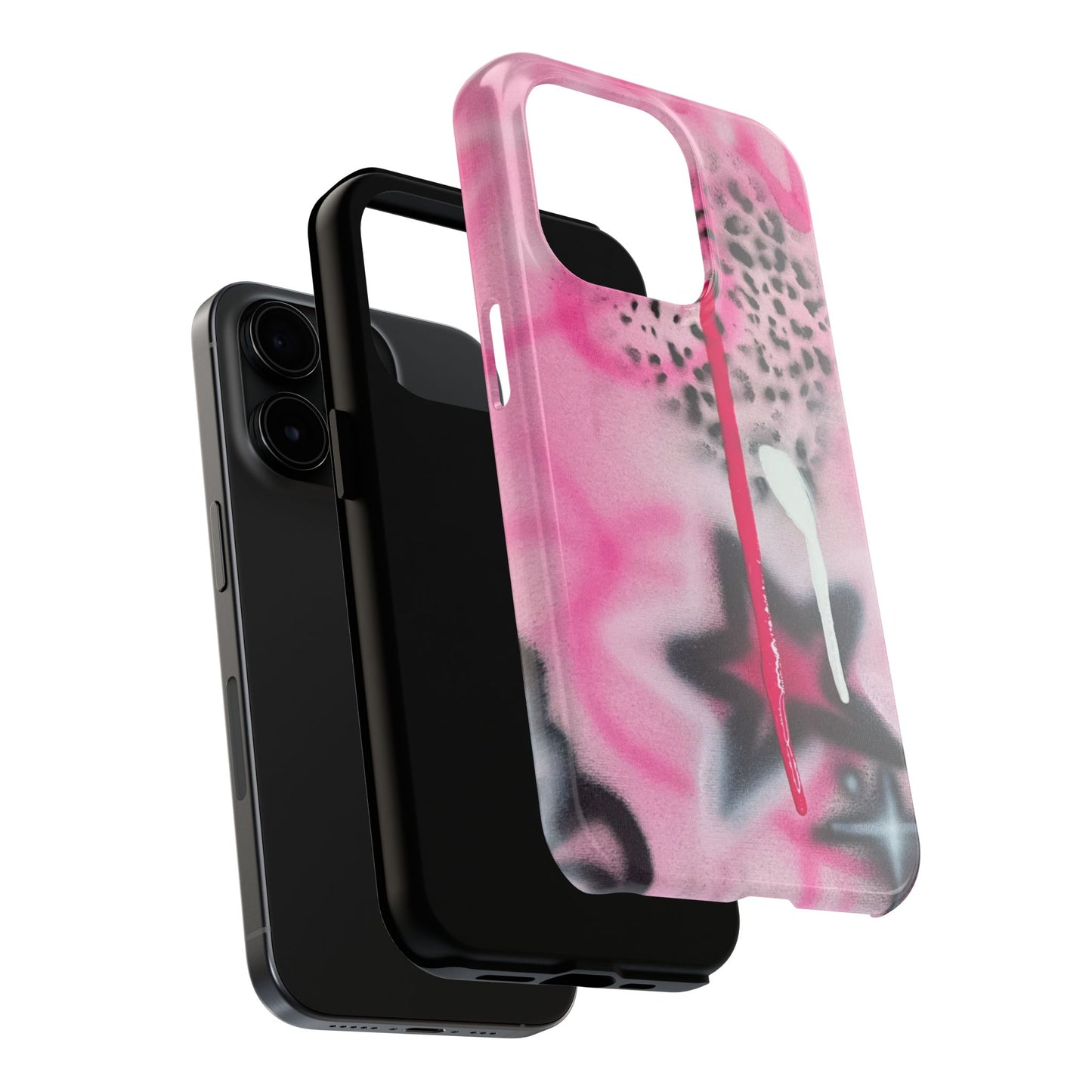 "pink cheetah" airbrush iPhone case