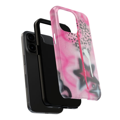 "pink cheetah" airbrush iPhone case