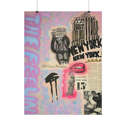custom nyc airbrush rolled print
