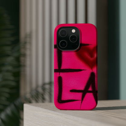 MagSafe „I ❤️ LA“ Airbrush iPhone-Hülle