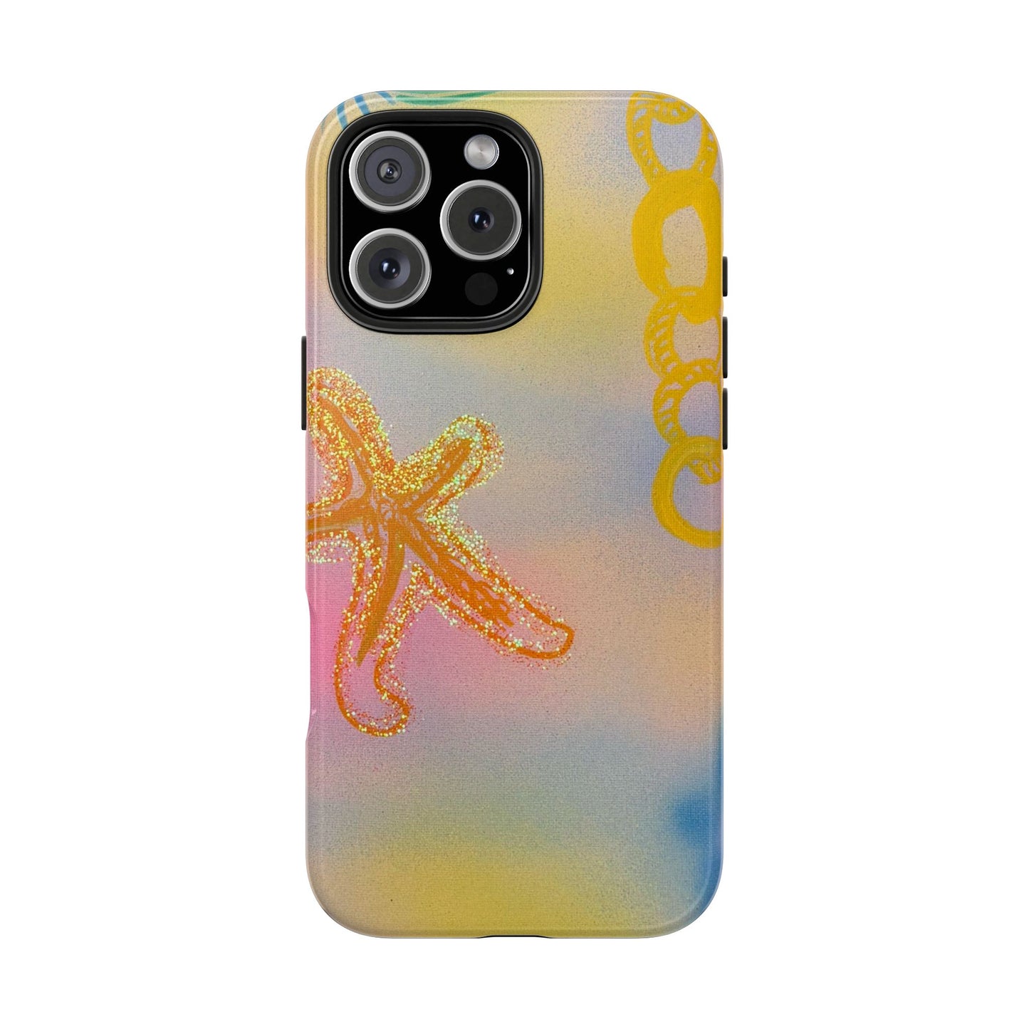 "sweet starfish" airbrush iPhone case