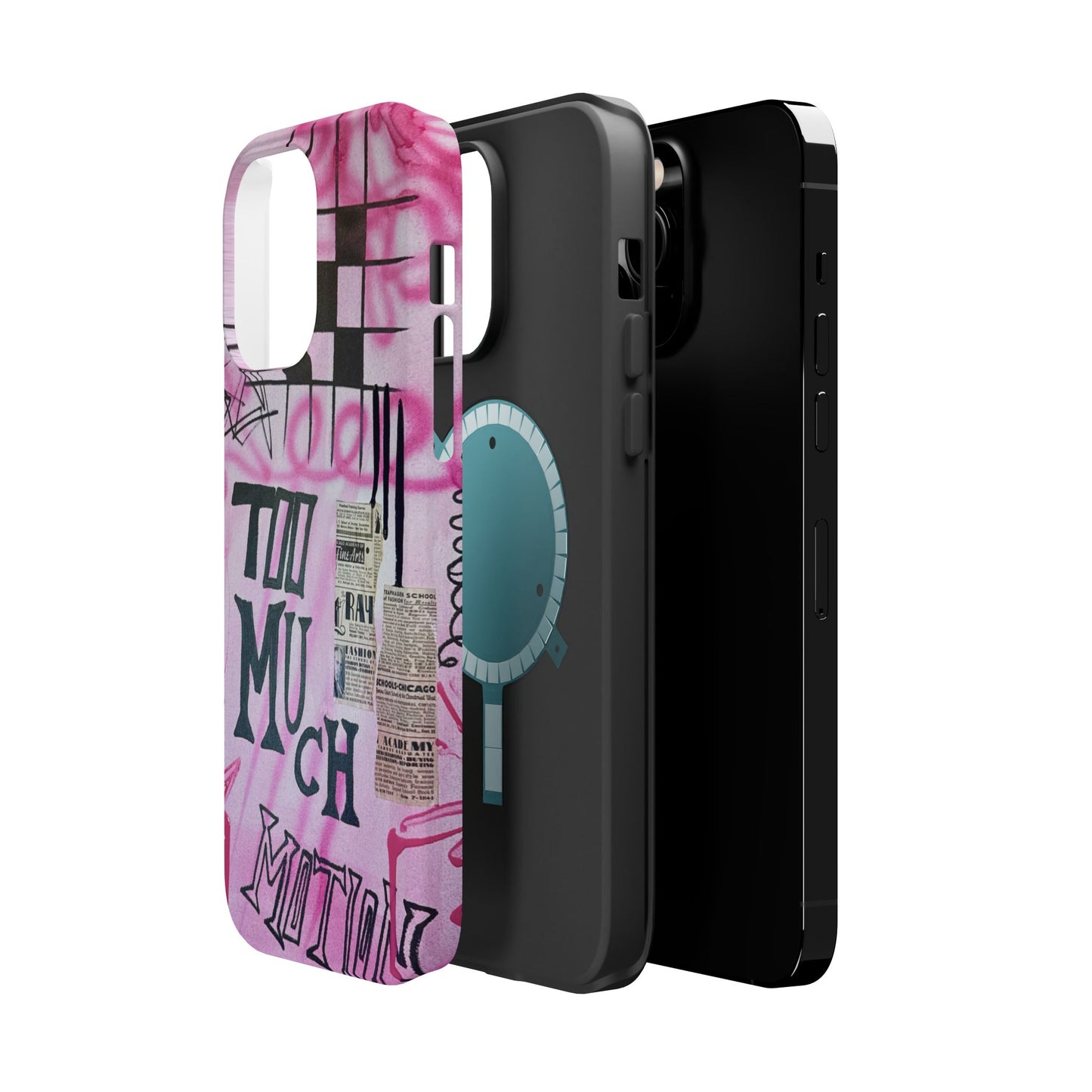 MagSafe "too much motion" airbrush iPhone case