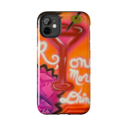 "one more drink!" airbrush iPhone case