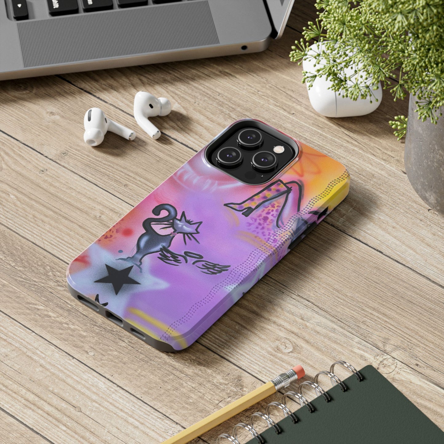 x maya cain airbrush iPhone case