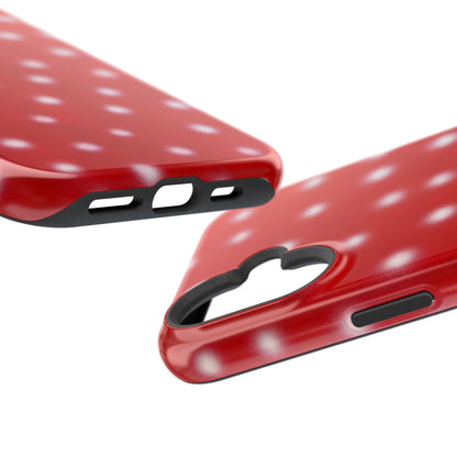 MagSafe "cherry crush polka dot" airbrush iPhone case