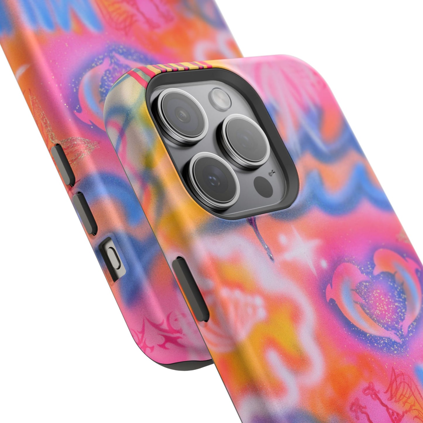 "mornings in malibu" MagSafe airbrush iPhone case