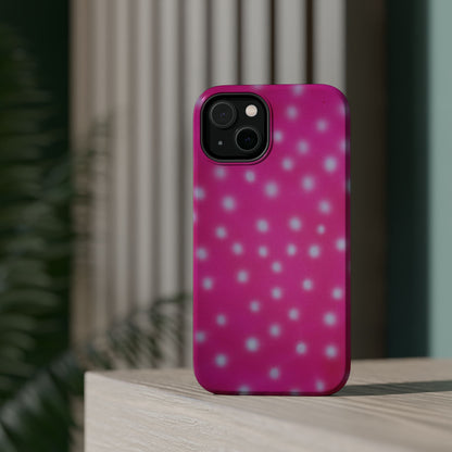 MagSafe "bubblegum polka dot" airbrush iPhone case