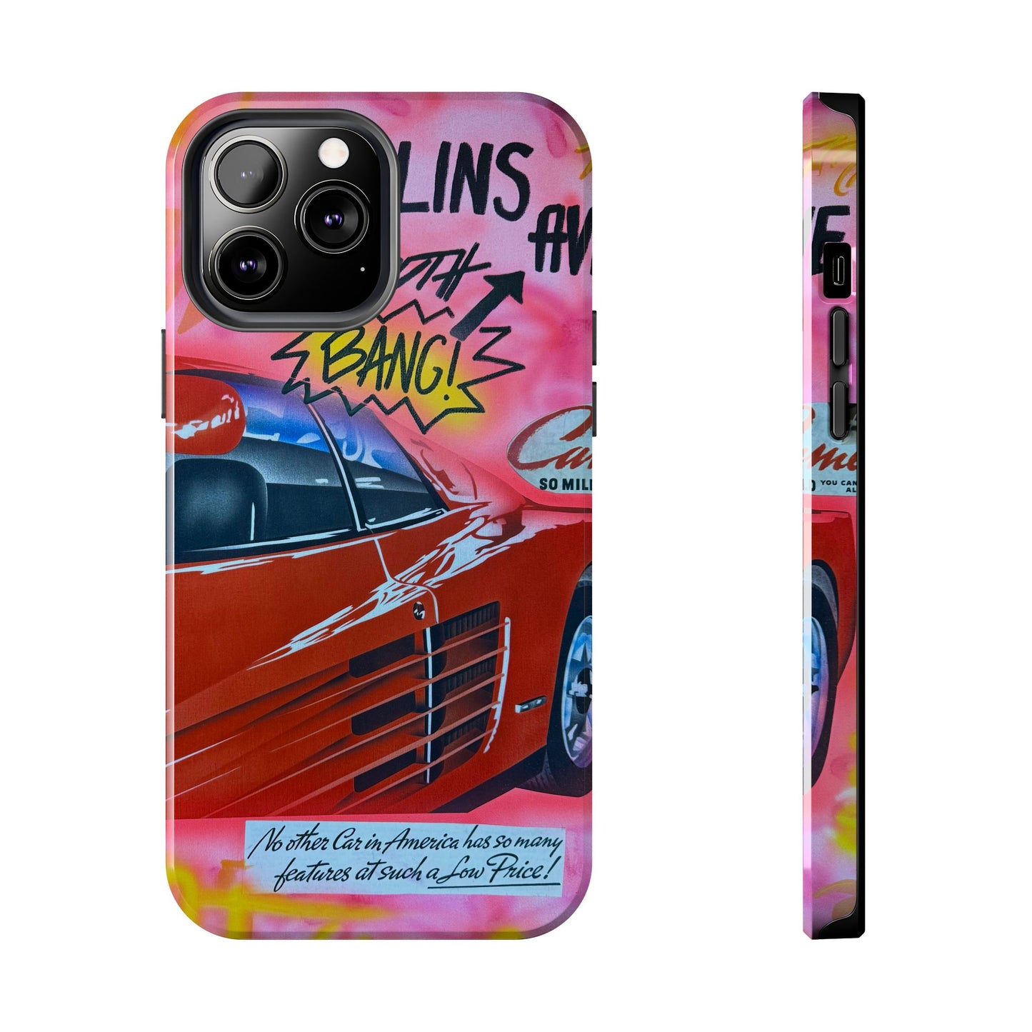 "miami momentos" airbrush iPhone case