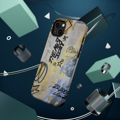 MagSafe "golden glacier" airbrush iPhone case