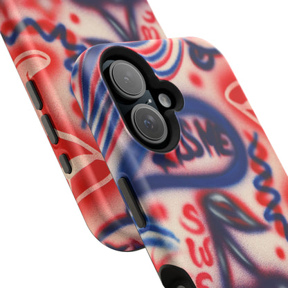 MagSafe „Kiss me“ Airbrush iPhone-Hülle