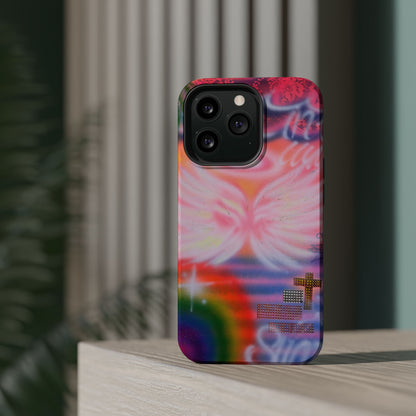 MagSafe "summer bliss" airbrush iPhone case
