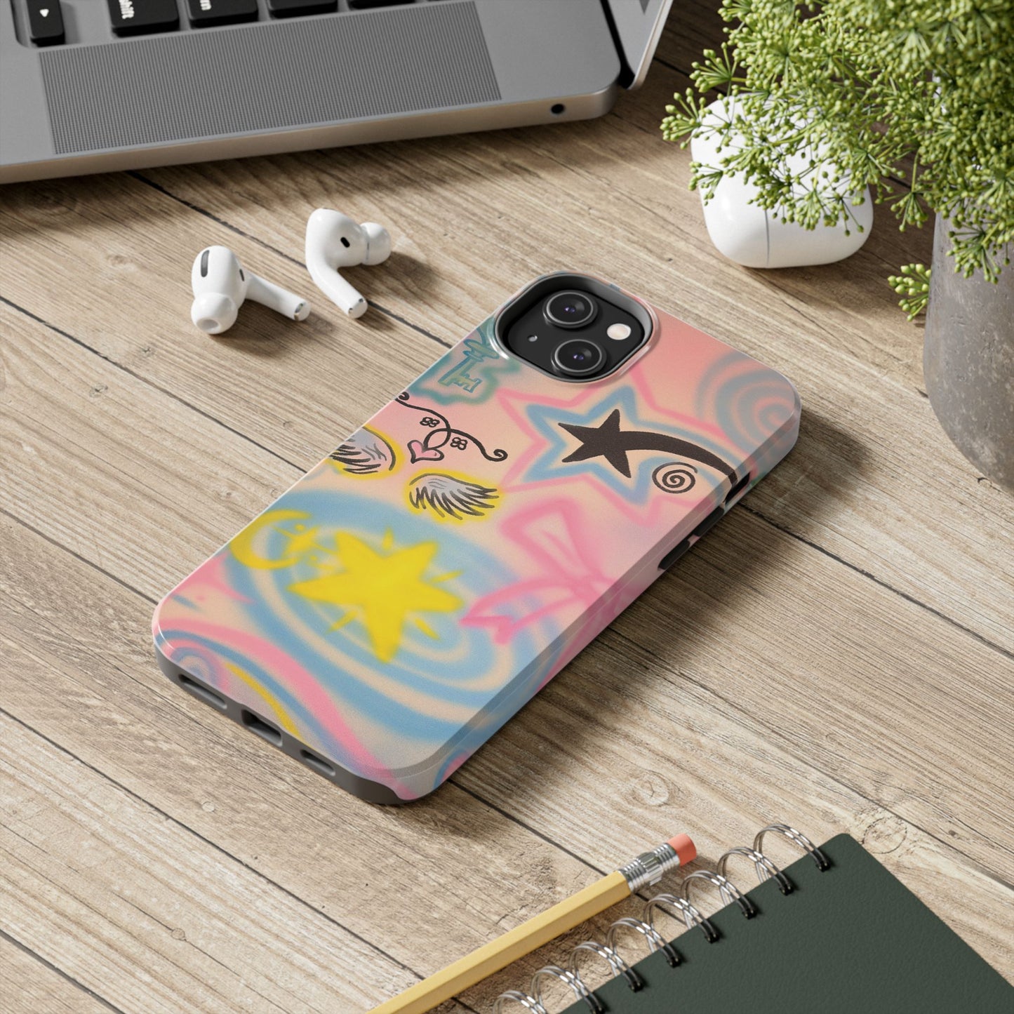 "star energy" airbrush iPhone case