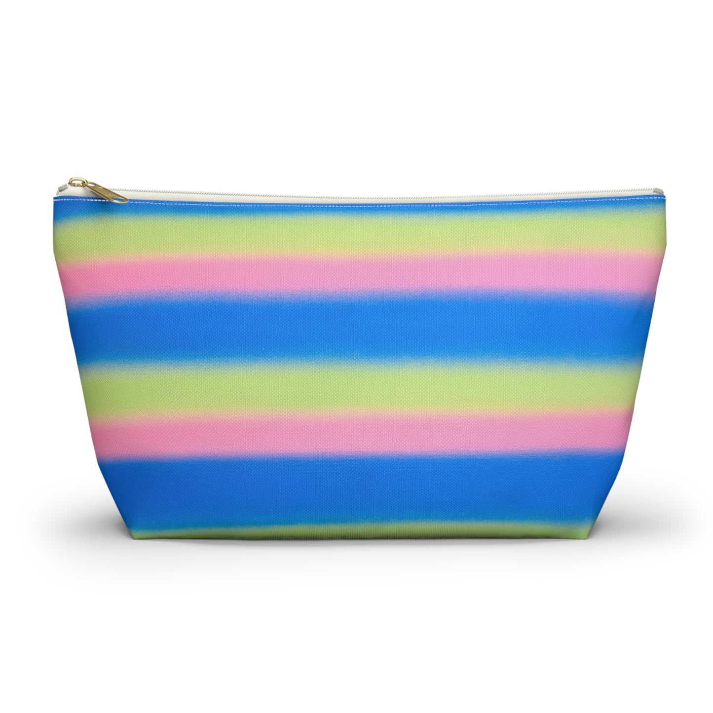 "sherbet stripes" airbrush makeup pouch